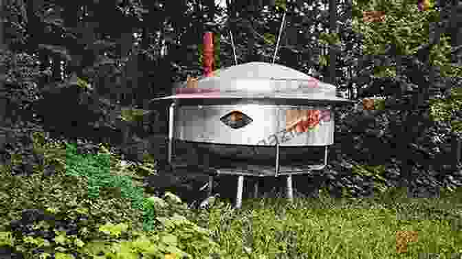 A Backyard Spaceship Built In A Suburban Backyard, Gleaming Under The Starlight Distant Horizon (Backyard Starship 6)