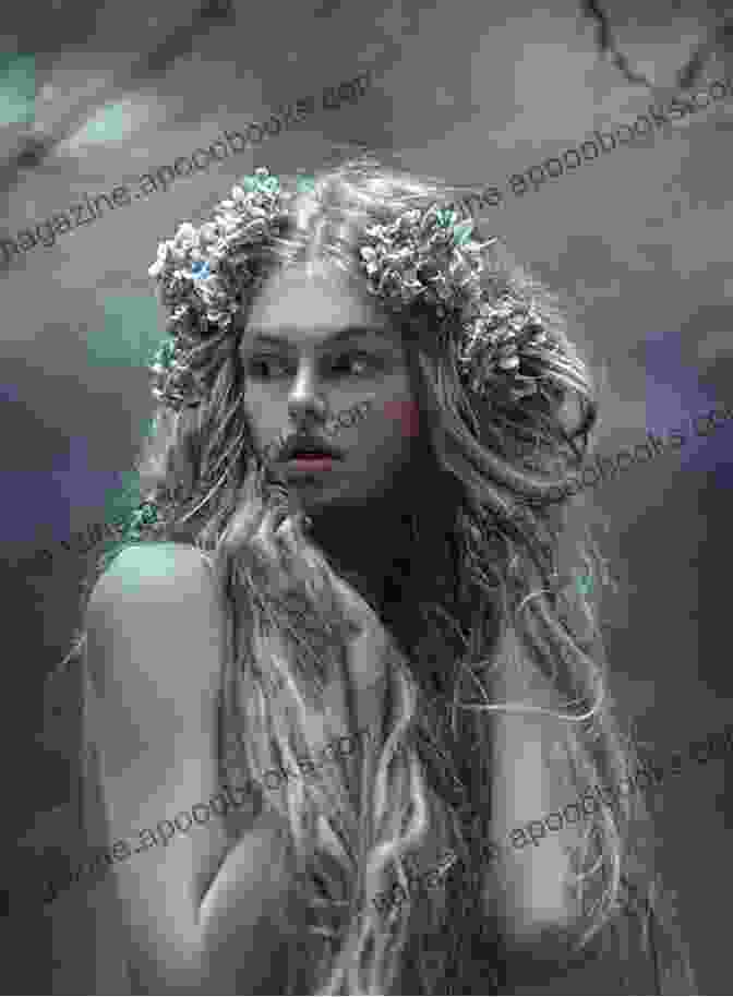 A Beautiful Woman With Long Flowing Hair And A Crown Of Flowers Sits On A Throne In A Lush Forest, Surrounded By Magical Creatures. Clovenhoof Heide Goody