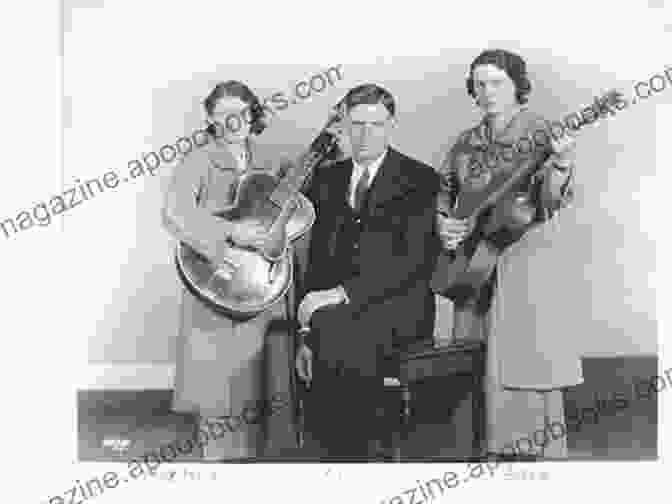 A Black And White Photo Of Maybelle Carter Playing The Guitar And Singing The Bluegrass Song Ooba Mandolin Essentials: Bluegrass Volume One: 10 Essential Bluegrass Songs To Learn On The Mandolin