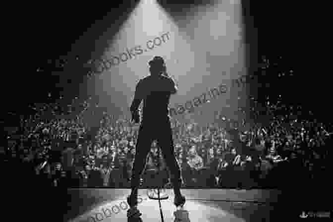 A Black And White Photograph Of A Rock Star Performing On Stage, With A Spotlight Illuminating Their Face Take A Walk On The Dark Side: Rock And Roll Myths Legends And Curses