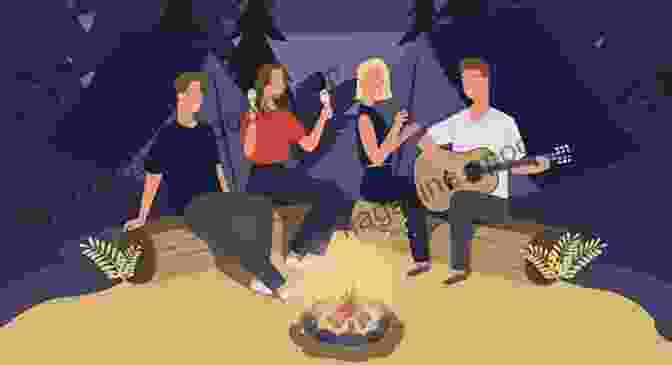 A Group Of Musicians Sitting Around A Campfire, Playing The Bluegrass Song Ooba Mandolin Essentials: Bluegrass Volume One: 10 Essential Bluegrass Songs To Learn On The Mandolin