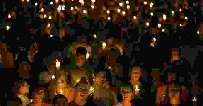 A Group Of People Holding Candles And Banners Participate In A Protest Human Acts: A Novel Han Kang