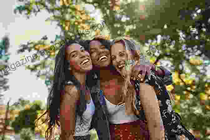 A Group Of People Laughing And Smiling, Surrounded By Colorful Affirmations I Am The Power Of Positive Affirmations For Self Love Abundant Wealth And Fearless Confidence For A Black Queen (Black Excellence 1)