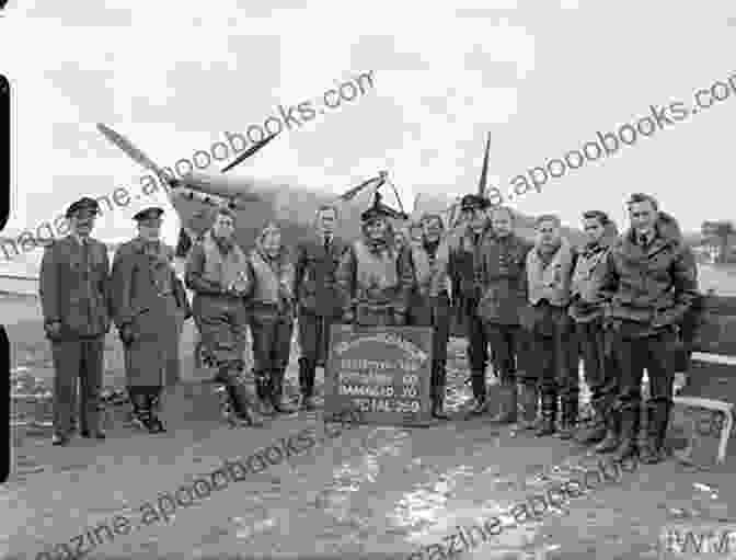 A Group Of RAF Pilots Standing In Front Of A Spitfire Fighter Plane The Wolf Packs Gather: Mayhem In The Western Approaches 1940