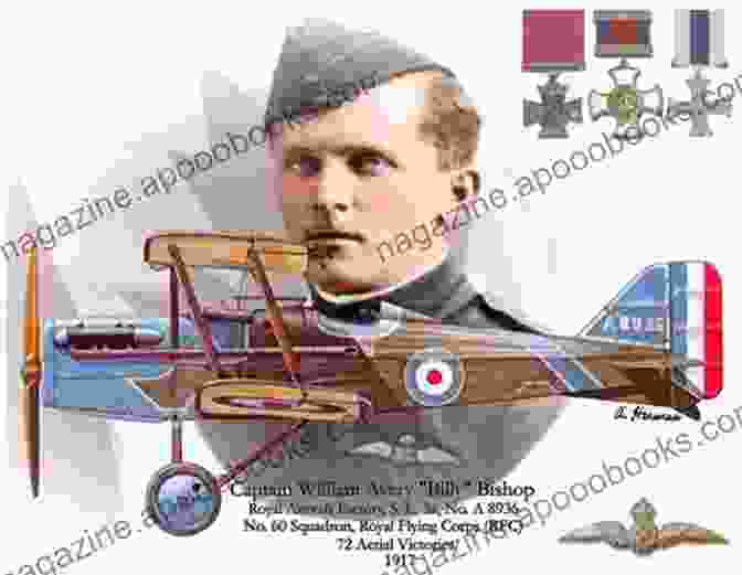 A Portrait Of Billy Bishop, A Young Canadian Fighter Pilot With Piercing Eyes And A Determined Expression, Seated In A Cockpit. Billy Bishop Goes To War