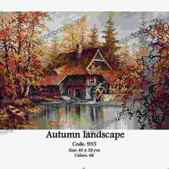 A Stunning Cross Stitch Landscape Featuring A Tranquil Lake Surrounded By Lush Greenery The World Of Cross Stitching : 116 Easy To Use