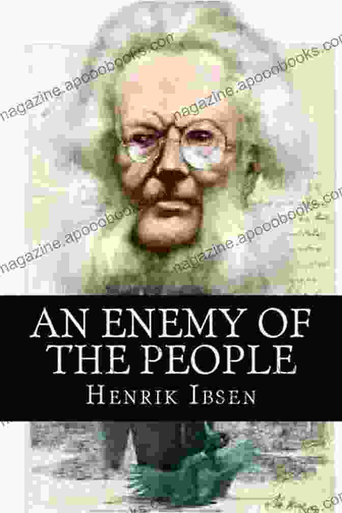 A Vintage Book Cover Of 'Enemy Of The People' By Henrik Ibsen Enemy Of The People Henrik Ibsen