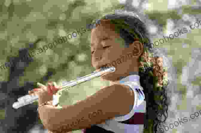 A Young Woman Playing The Flute With Passion And Grace Start Journey Of Flute: Discover The Art Of Playing The Flute