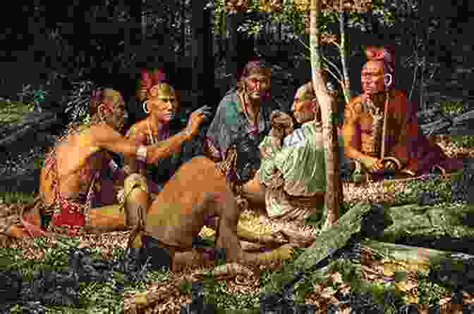 An Iroquois Ceremony Taking Place In A Forest Setting Creation Confederation: The Living History Of The Iroquois