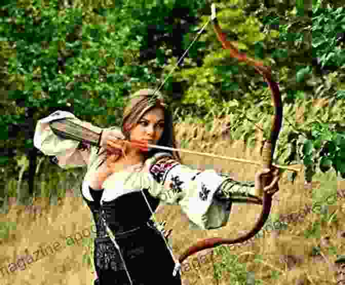 Anya, The Young Hunter, Stands In A Clearing, Her Bow Drawn And An Arrow Pointed At A Dragon. Good Hunting (To Kill A King 1)