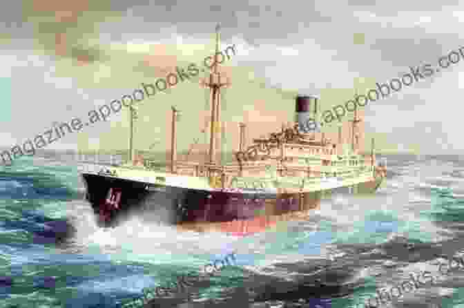 Captain And Crew Members Standing On The Bridge Of A Blue Funnel Line Merchant Ship, Portraying The Camaraderie And Shared Experiences Of Seafarers Via Suez (British): Blue Funnel Line (Merchant Navy 3)