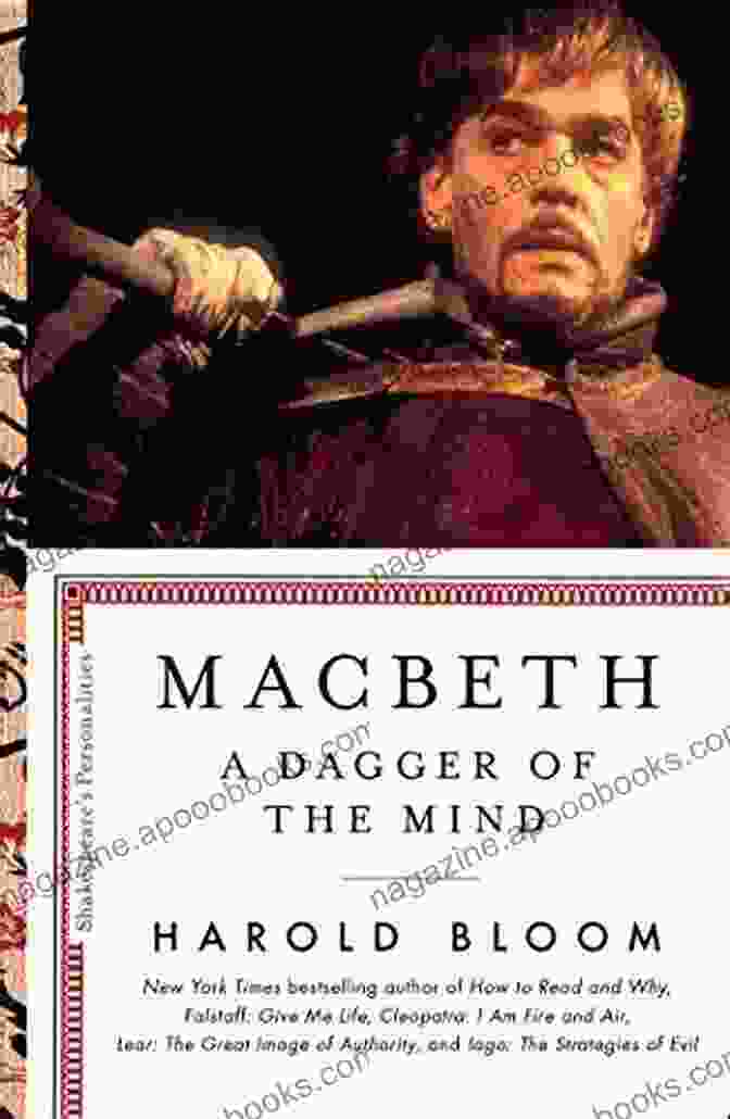 Dagger Of The Mind Shakespeare Personalities Book Cover, Showcasing A Silhouette Of Shakespeare With A Dagger Piercing His Mind, Capturing The Psychological Depth Of The Characters He Created. Macbeth: A Dagger Of The Mind (Shakespeare S Personalities 5)