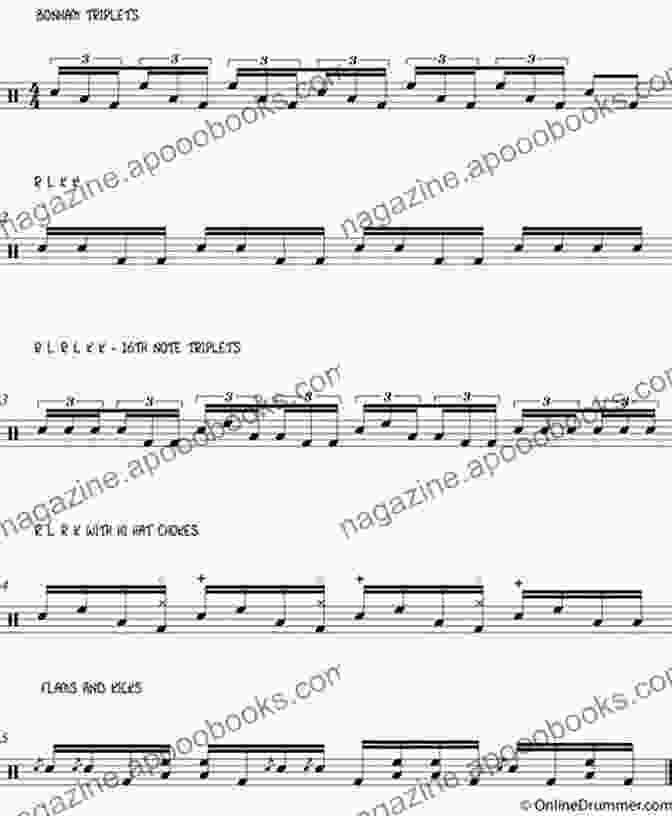 Examples Of Drum Fills, Demonstrating How To Create Dynamic Transitions Between Different Drum Beats Beginning Steps For Drum Set