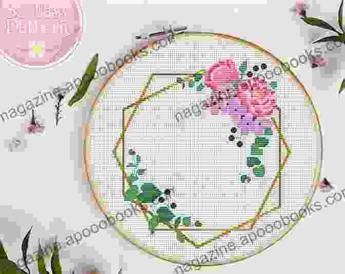 Flowers Cross Stitch Pattern Modern Pdf