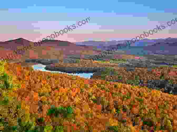 Hikers Ascending Britton Hill During Vibrant Autumn Foliage Ameritrekking Adventures: Highpointing Florida S Britton Hill