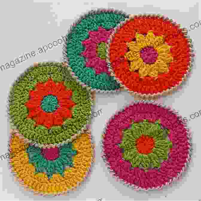 Image Of Colorful Crochet Coasters Crochet: Beginner S Guide To Learn How To Crochet