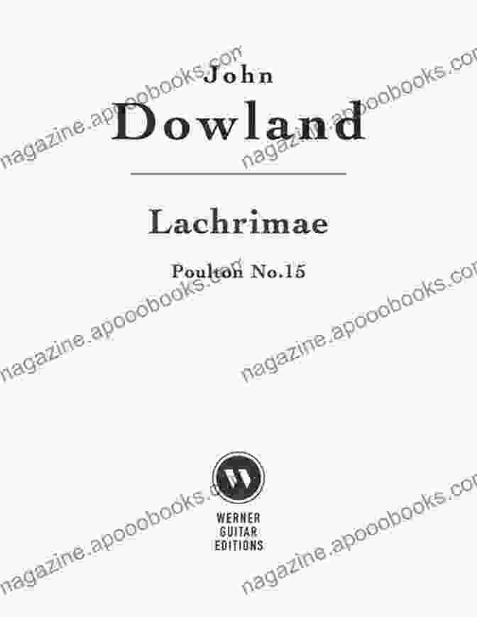 Lachrimae By John Dowland 101 Most Beautiful Songs For Viola