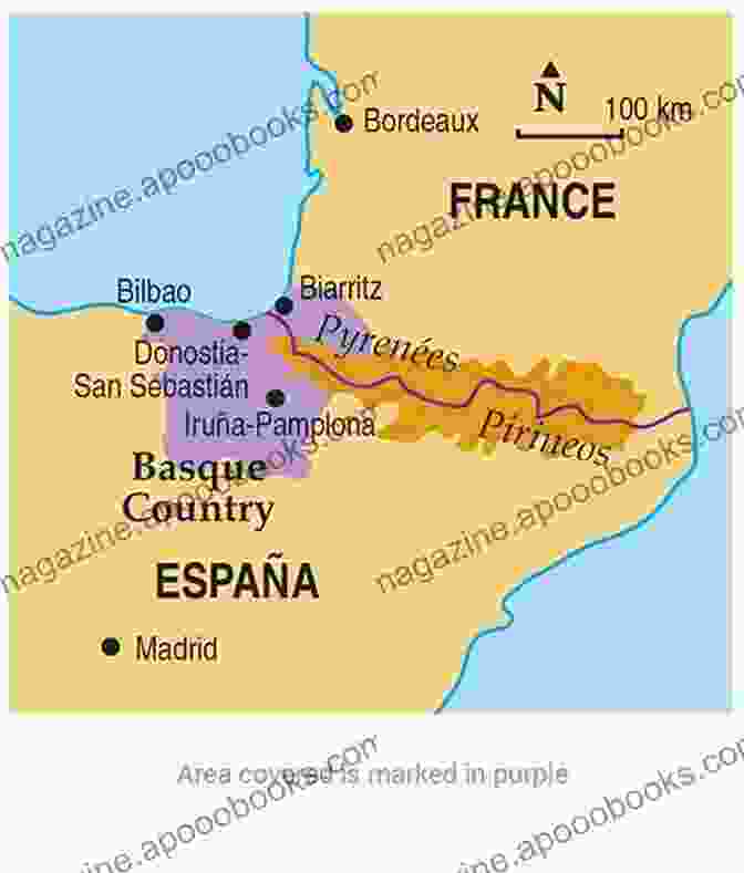 Map Of The Basque Country, Highlighting Its Location Between The Pyrenees And The Atlantic Ocean L Pays Basque Pour Les Nuls