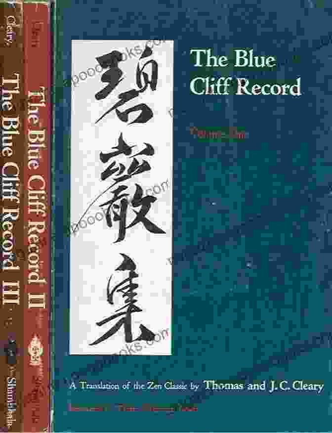 The Blue Cliff Record Book By Terrance Keenan, Featuring An Ancient Zen Buddhist Monk Contemplating A Koan The Blue Cliff Record Terrance Keenan