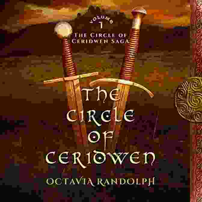 The Captivating Book Cover Of 'Nine Of The Circle Of Ceridwen,' Featuring A Group Of Heroes Standing Amidst A Magical Circle In A Mystical Forest Two Dragons: Nine Of The Circle Of Ceridwen Saga