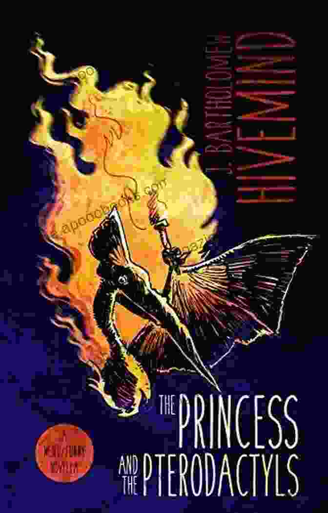 The Princess And The Pterodactyls Book Cover Featuring A Princess Riding A Pterodactyl The Princess And The Pterodactyls: A Weird/Funny Novella