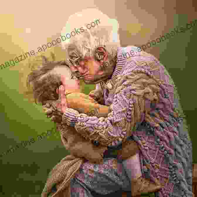 Young Boy And His Grandmother Sharing A Heartwarming Moment In A Beautiful Countryside Setting Malcom And The Baby (Road To Avonlea)