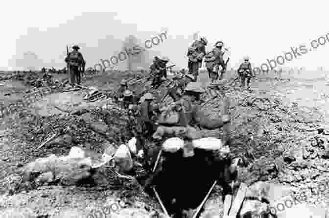 Young Couple Embracing In A Trench During World War I Fall Of Poppies: Stories Of Love And The Great War