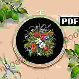 Flowers Cross Stitch Pattern Modern PDF